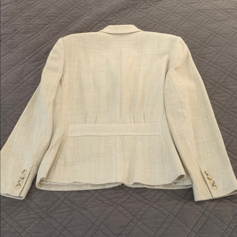 Ralph Lauren Tan Silk Jacket/Blazer size 14 - Picture 13 of 17